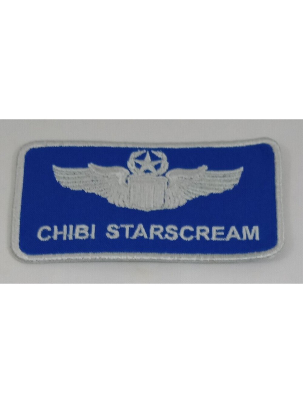 CHIBI Starscream Blue & Silver Patch 4" x 2"